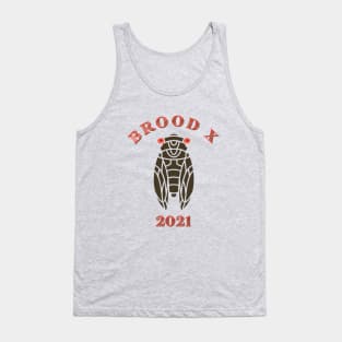 Brood X 2021 Great Eastern Cicada Insect Emergence Tank Top